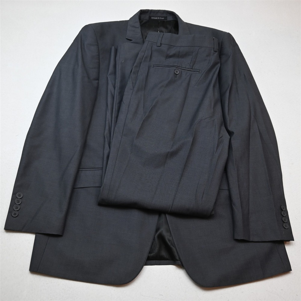Renoir 44R 36x32 Gray Mens Jacket Pants Suit